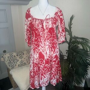 Nwot Altamar Tropical Flowy Beach Dress Size L